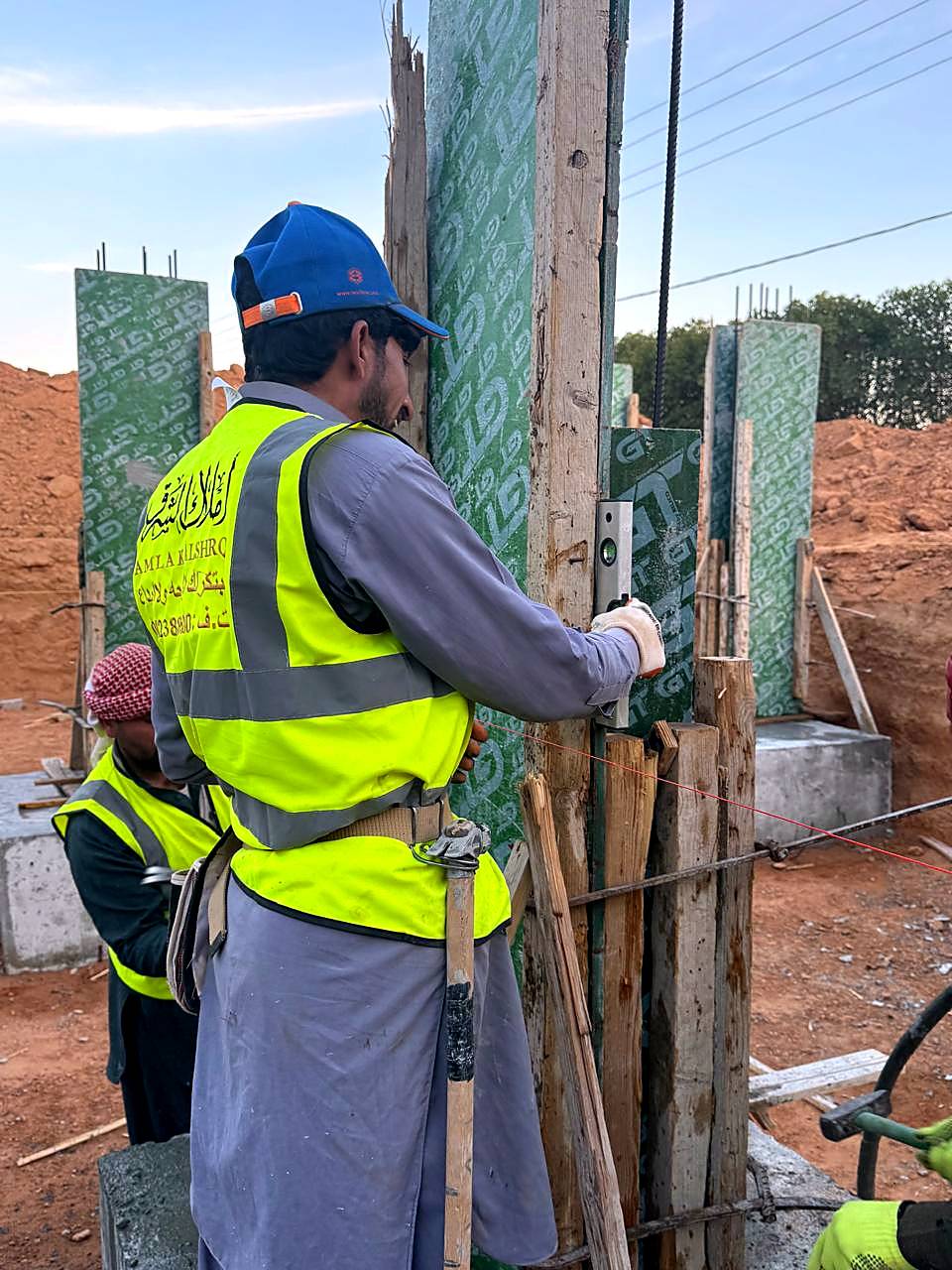 شدات الأعمدة الخرسانية